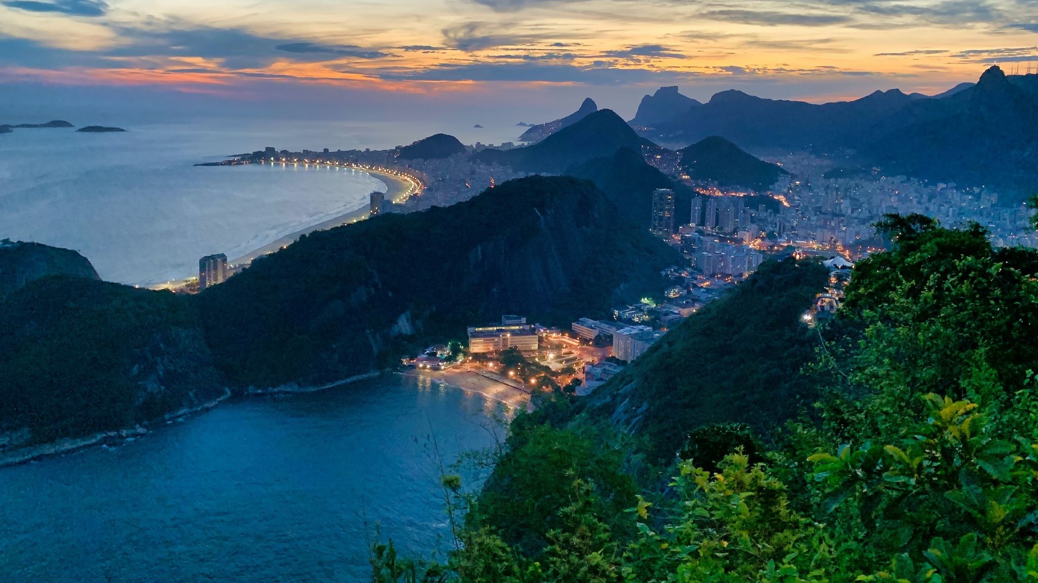 A landscape view of Rio de Janeiro
